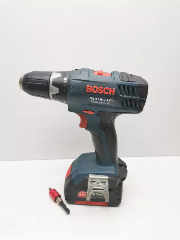 WKRĘTARKA BOSCH GSR 18-2-LI + AKUMULATOR 2,6 AH