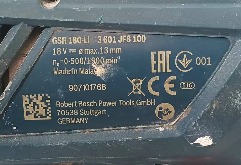 WIERTARKA BOSCH GSR 180-LI + AKU