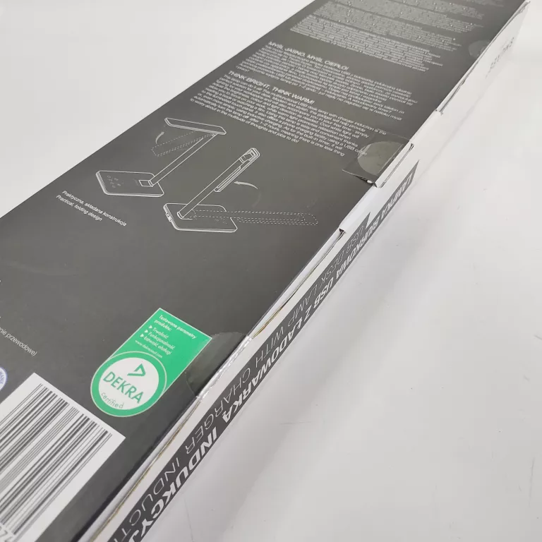 SMUKEE LAMPKA BIURKOWA USB Z ŁADOWARKĄ INDUKCYJNĄ