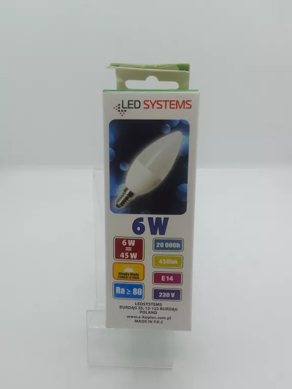 ŻARÓWKA LED LED SYSTEM 450LM