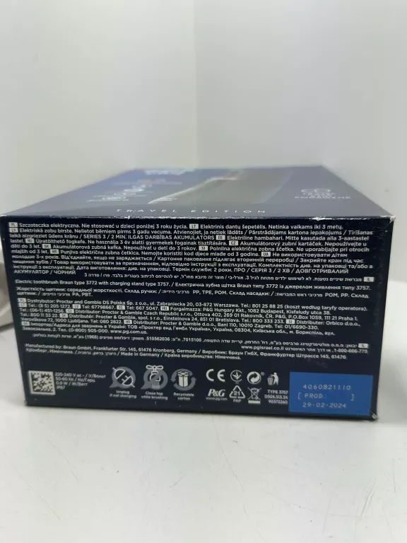 ORAL-B PRO 3 TRAVEL EDITION