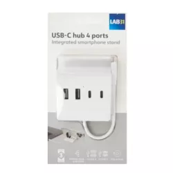 HUB ROZGAŁĘŹNIK ROZDZIELACZ USB-C 2 X USB-A + 2 X USB-C