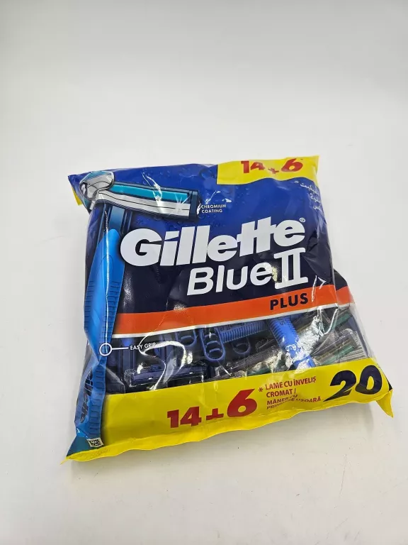 MASZYNKA JEDNORAZOWA DO GOLENIA GILLETTE BLUE 2 PLUS 14+6