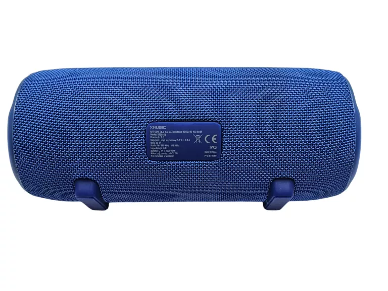 GŁOŚNIK MOBILNY XMUSIC BTS850B RADIO FM NIEBIESKI 30W