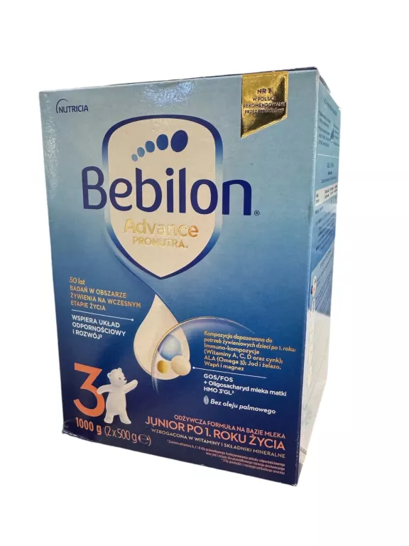 MLEKO BEBILON 3 ADVANCE PRONUTRA JUNIOR, 1000 G