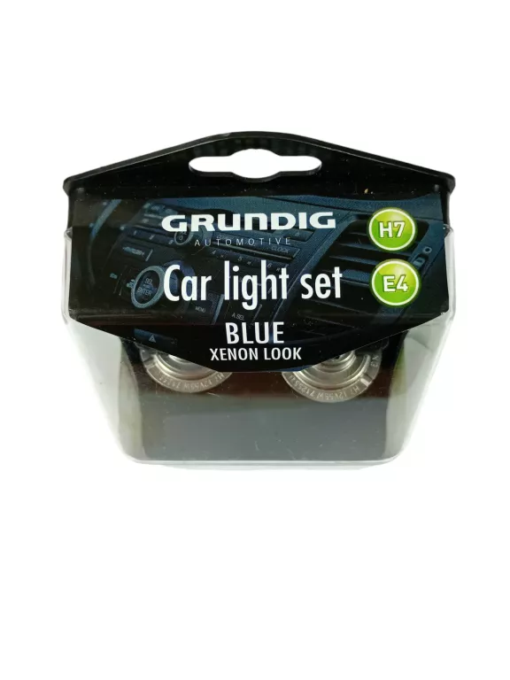 ŻARÓWKI SAMOCHODOWE GRUNDIG BLUE XENON LOOK E4