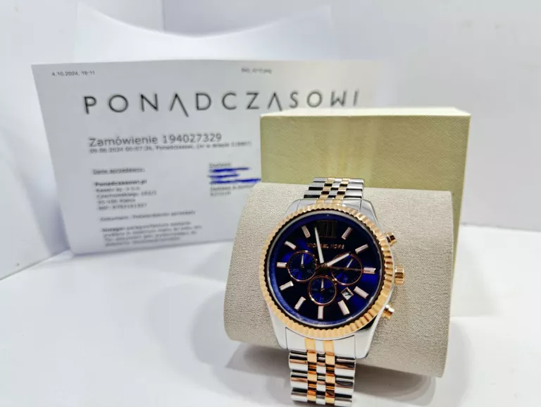 ZEGAREK MĘSKI MICHAEL KORS MK8412 LEXINGTON FOLIA