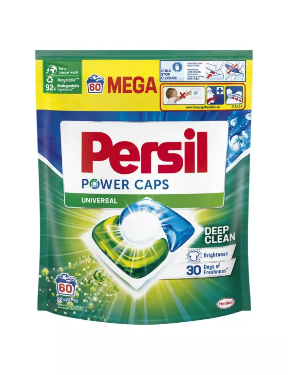 PERSIL POWER CAPS KAPSUŁKI DO PRANIA BIELI 60SZT