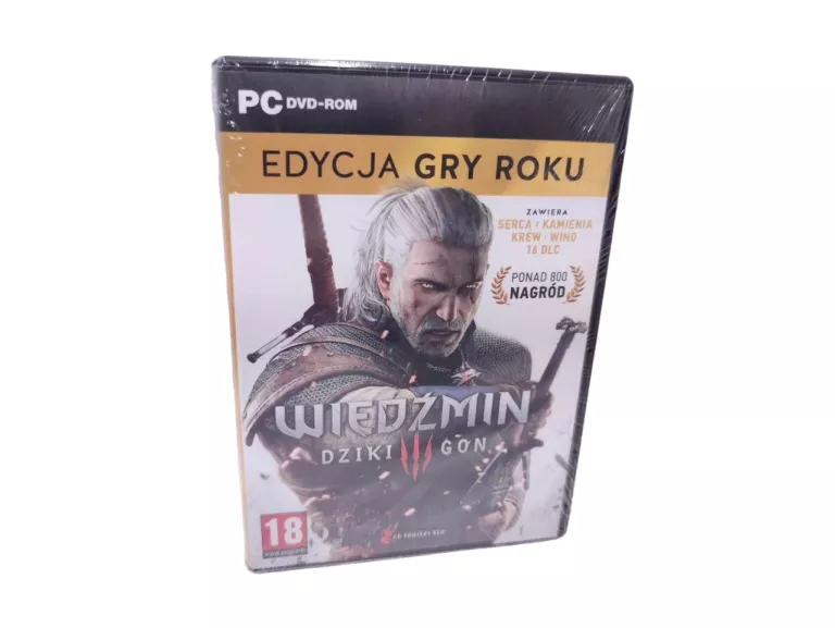 GRA PC WIEDŹMIN 3: DZIKI GON - EDYCJA GRY ROKU - FOLIA