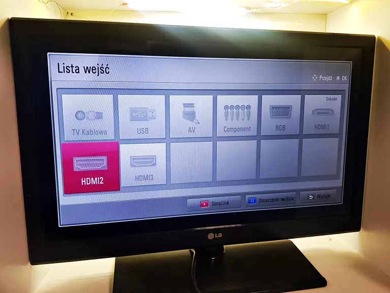 TELEWIZOR LG 32LT380H 32" + PILOT + ZASILACZ