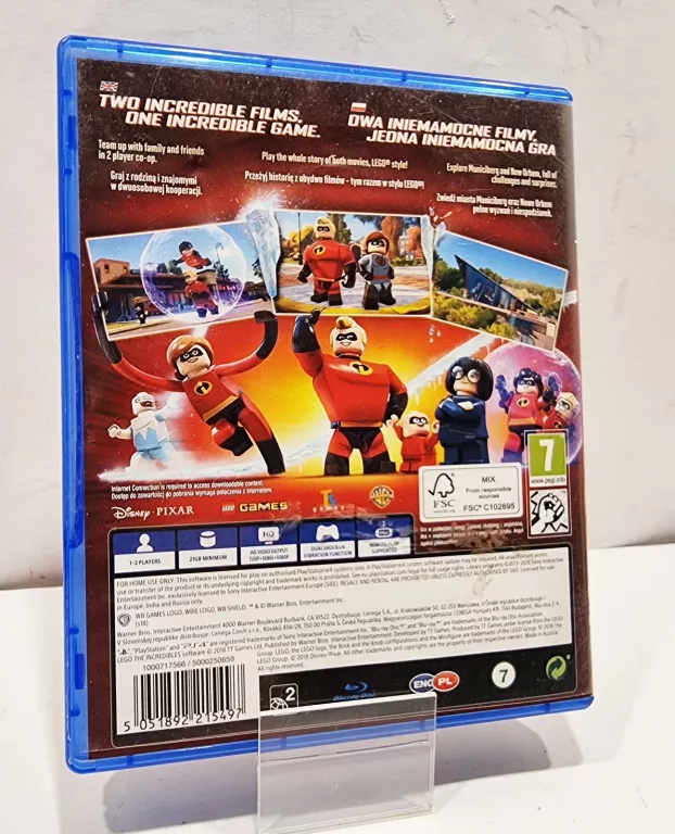 GRA NA PS4 LEGO INIEMAMOCNI (THE INCREDIBLES)
