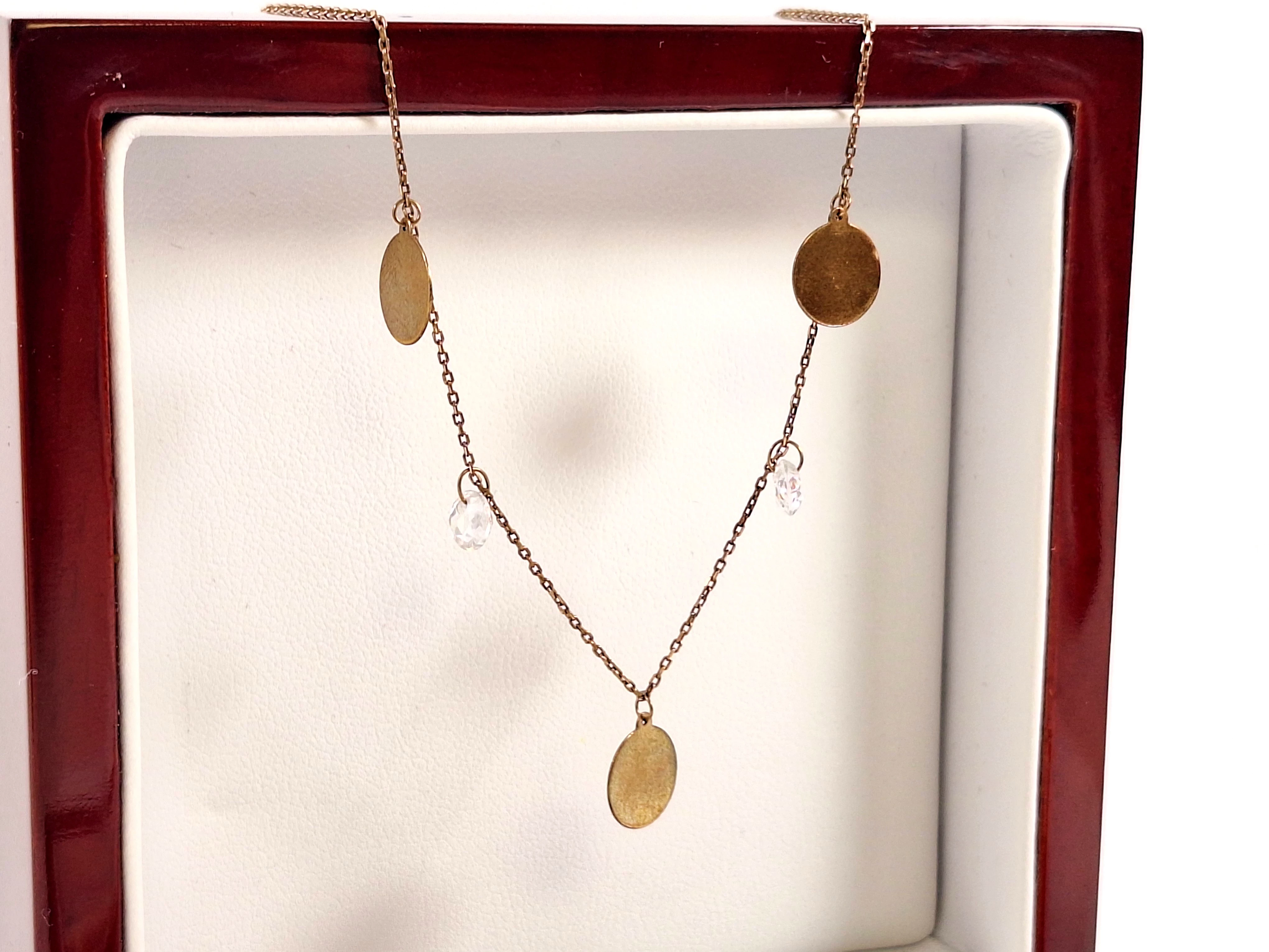 nienoszony-zloty-lancuszek-celebrytka-333-167g-39cm-dlugosc-calkowita-5000