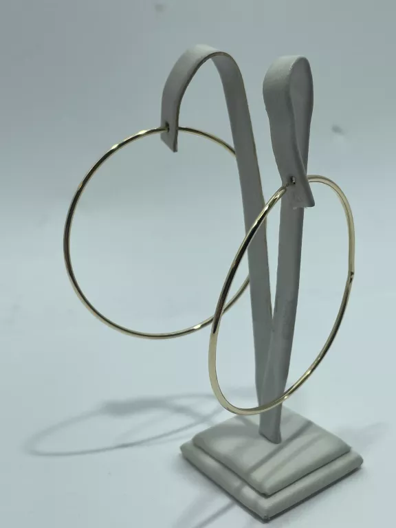 ZŁOTE KOLCZYKI KOŁA 585 3,16 G