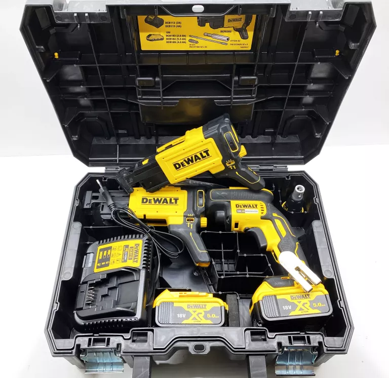 WKRĘTARKA DO PŁYT DEWALT DCF620P2K ZESTAW/ SUPER STAN!