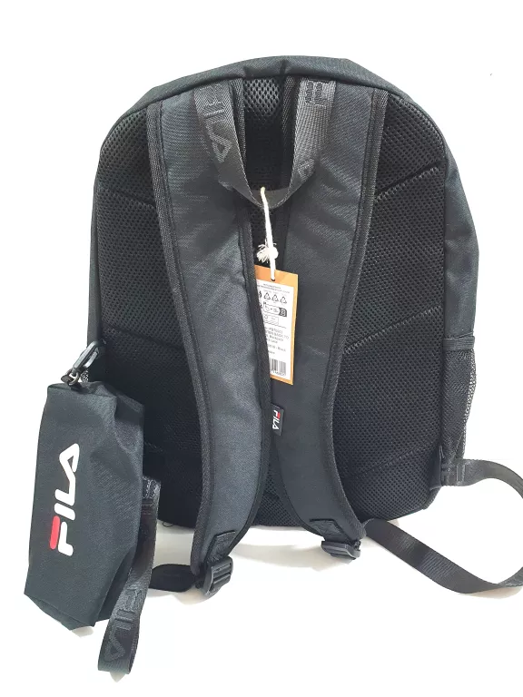 PLECAK SZKOLNY FILA FAVORITEN CZARNY BLACK SZKOŁA TURYSTYCZNY + PIÓRNIK