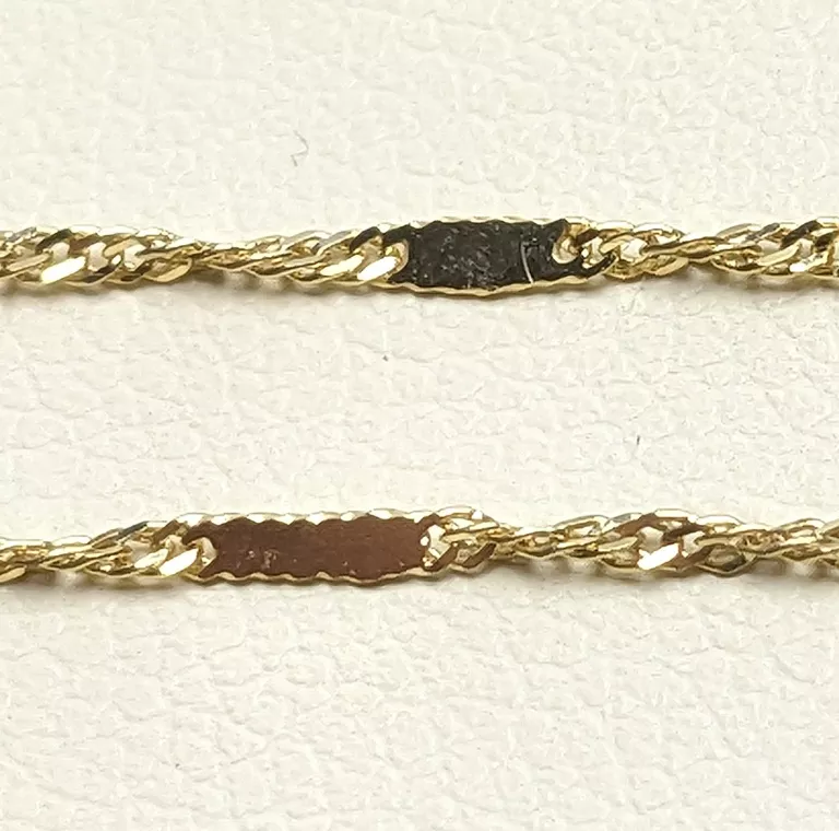 ŚLICZNY ZŁOTY ŁAŃCUSZEK 1.35G 50CM P.585