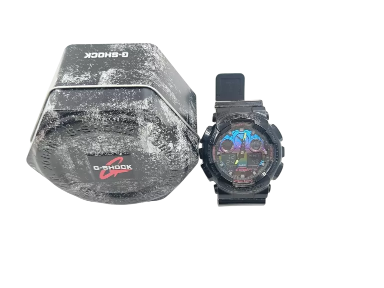 ZEGAREK MĘSKI CASIO G-SHOCK GA-100RGB-1AER VIRTUAL RAINBOW