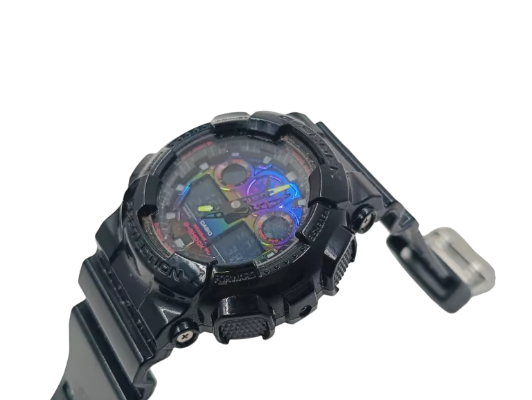 ZEGAREK MĘSKI CASIO G-SHOCK GA-100RGB-1AER VIRTUAL RAINBOW