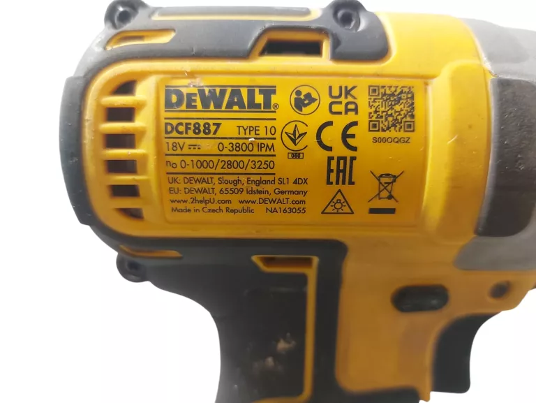 ZAKRĘTARKA DEWALT DCF887 AKUMULATOR 1,7AH