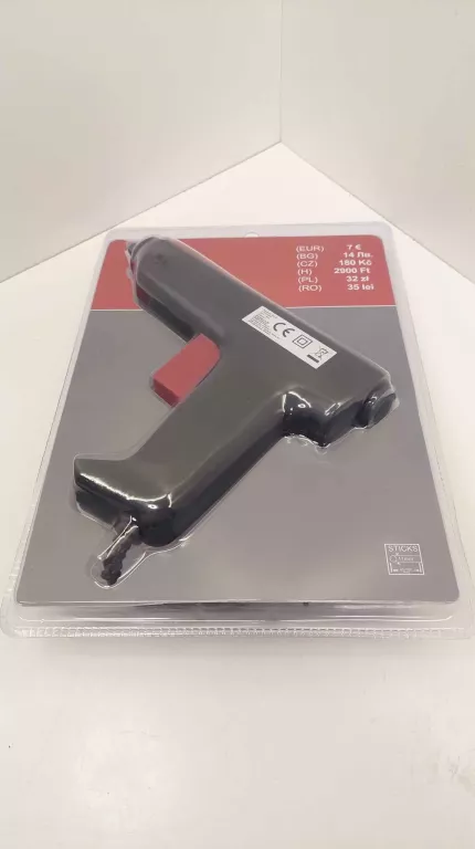 DUŻY PISTOLET NA KLEJ NA GORĄCO CZARNY 11MM