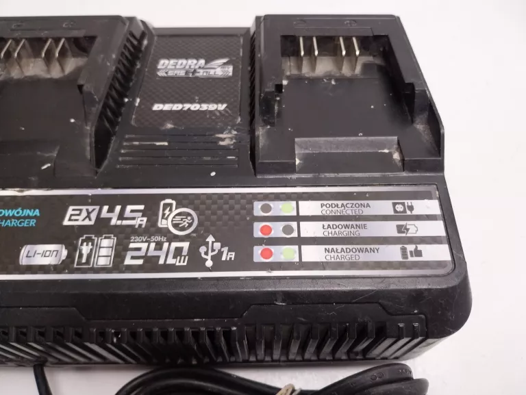 ZAKRĘTARKA UDAROWA DEDRA DED7145 + AKUMULATOR, ŁADOWARKA