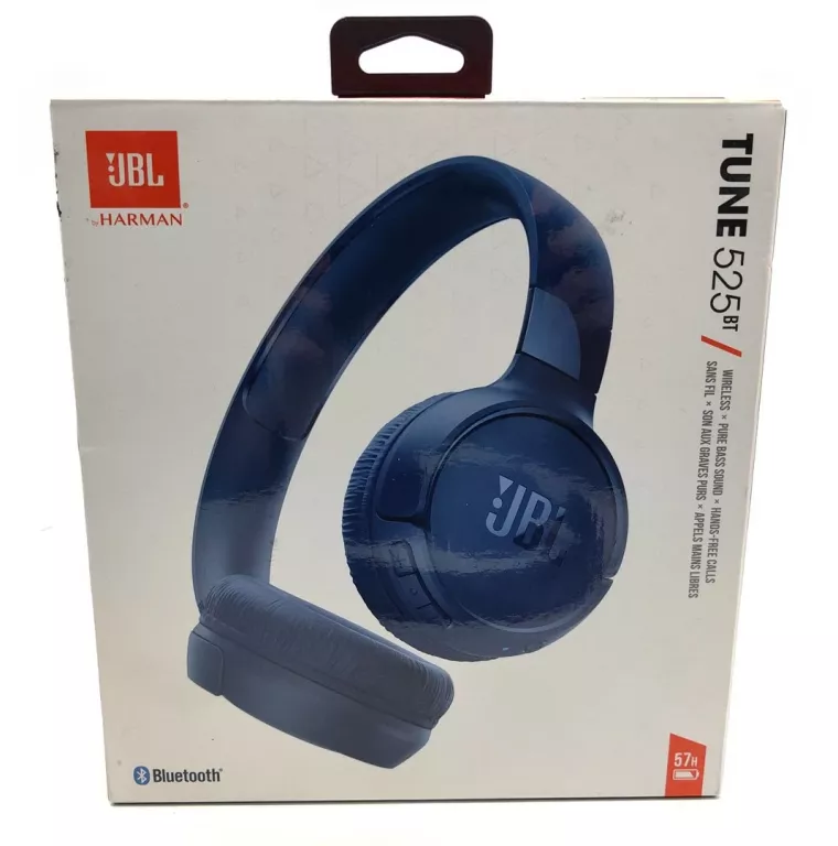 SŁUCHAWKI JBL TUNE 525BT NIEBIESKIE