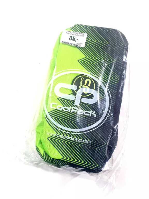 PIÓRNIK SASZETKA COOLPACK ZIELONO CZARNY