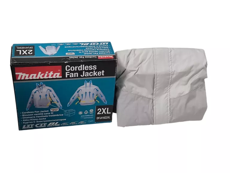 MAKITA DFJ410ZXL KURTKA WENTYLOWANA 2XL 12V - 18V