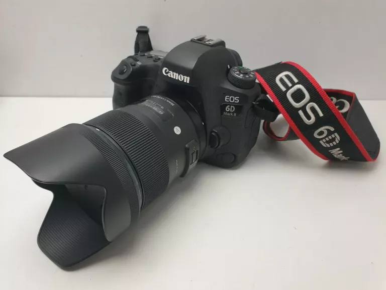 APARAT CANON EOS 6D MARK II + OBIEKTYW SIGMA 35MM 1:1,4 3X AKU