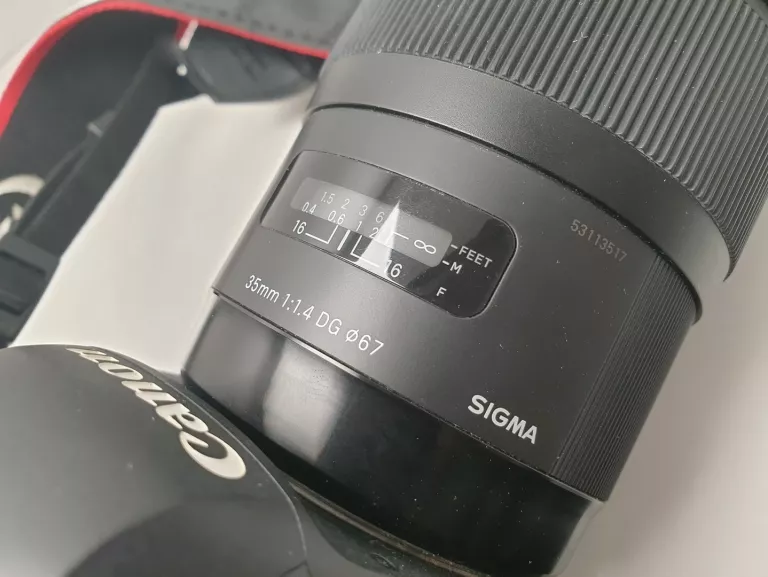 APARAT CANON EOS 6D MARK II + OBIEKTYW SIGMA 35MM 1:1,4 3X AKU