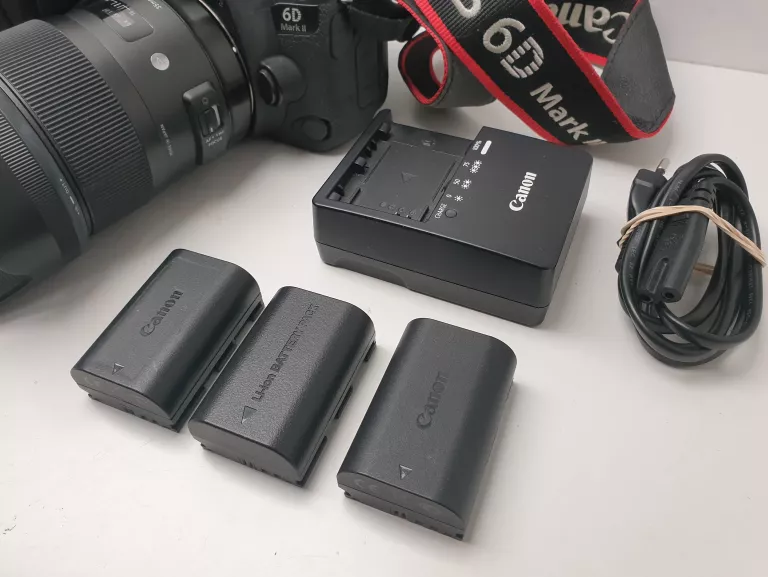 APARAT CANON EOS 6D MARK II + OBIEKTYW SIGMA 35MM 1:1,4 3X AKU