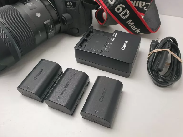 APARAT CANON EOS 6D MARK II + OBIEKTYW SIGMA 35MM 1:1,4 3X AKU