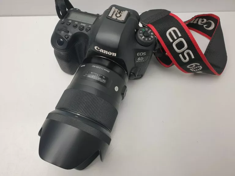 APARAT CANON EOS 6D MARK II + OBIEKTYW SIGMA 35MM 1:1,4 3X AKU