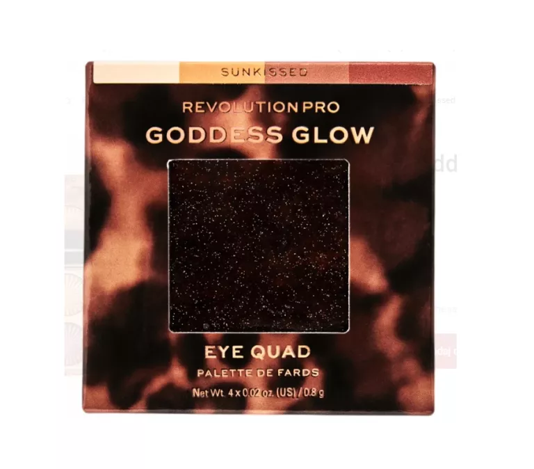 PALETA REVOLUTION PRO GODDES GLOW EYE QUAD SUNKISSED