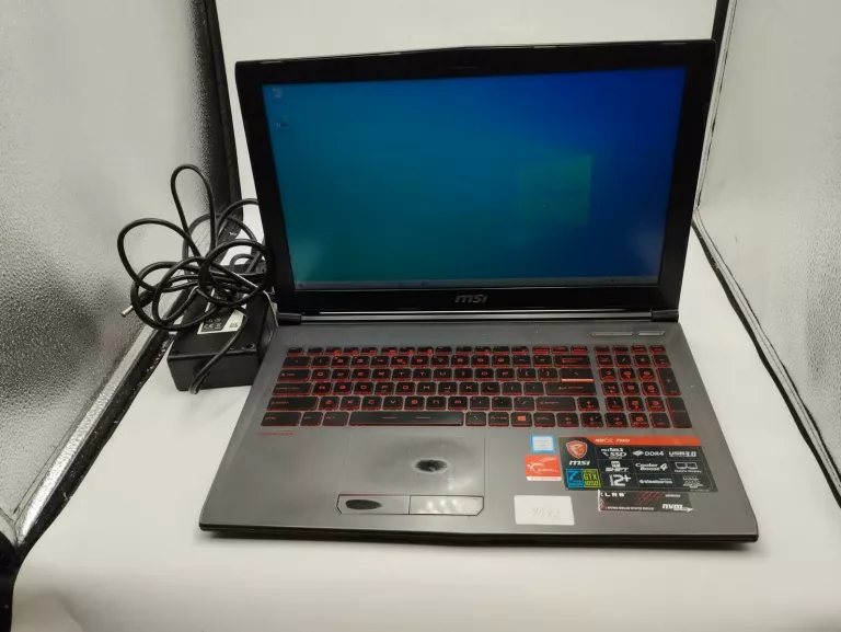 LAPTOP MSI GV62 7RD MF286 KLP PUD + ŁAD