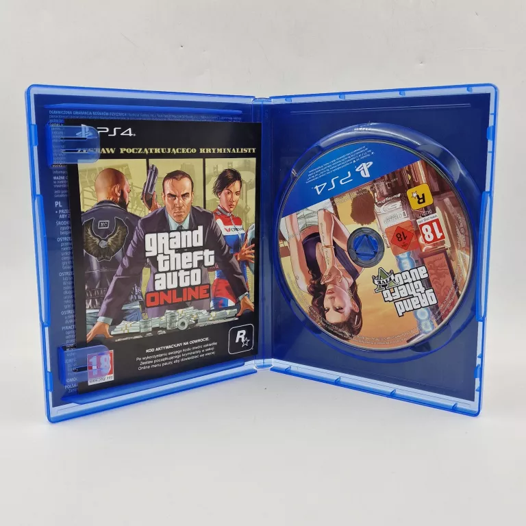 GRA GRAND THEFT AUTO V / PS4