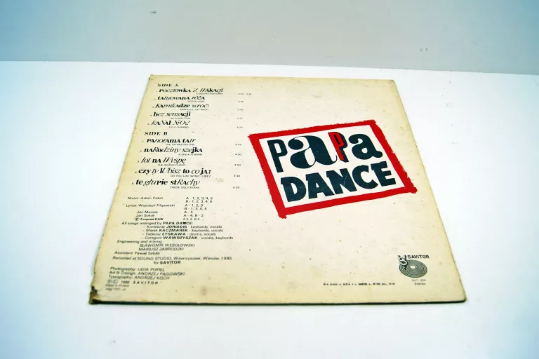 WINYL POCZTÓWKA Z WAKACJI - PAPA DANCE