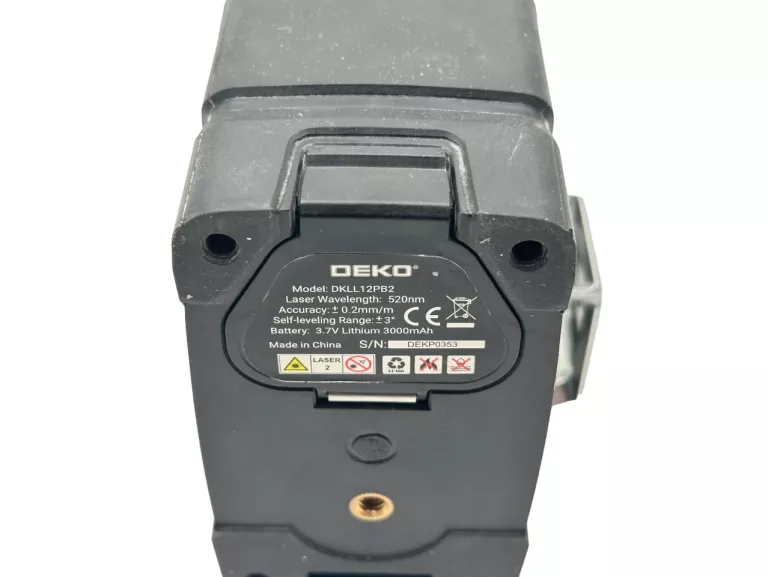 LASER KRZYŻOWY DEKO DKLL12PB2 ZIELONY 360 30M