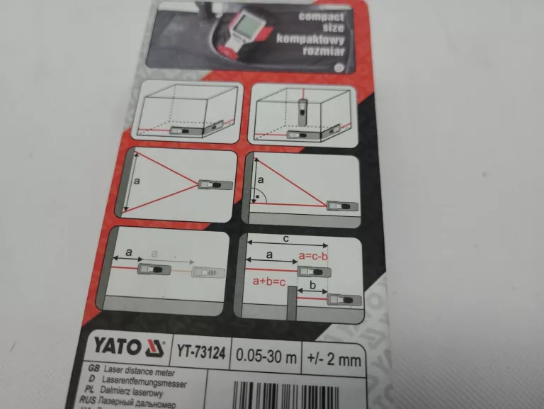 DALMIERZ LASEROWY 0.05-30M YATO YT-73124