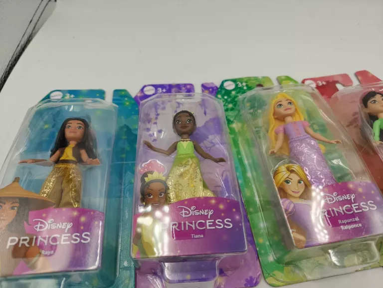 LALECZKA DISNEY PRINCESS MATTEL MAŁA LALKA 9CM MIX