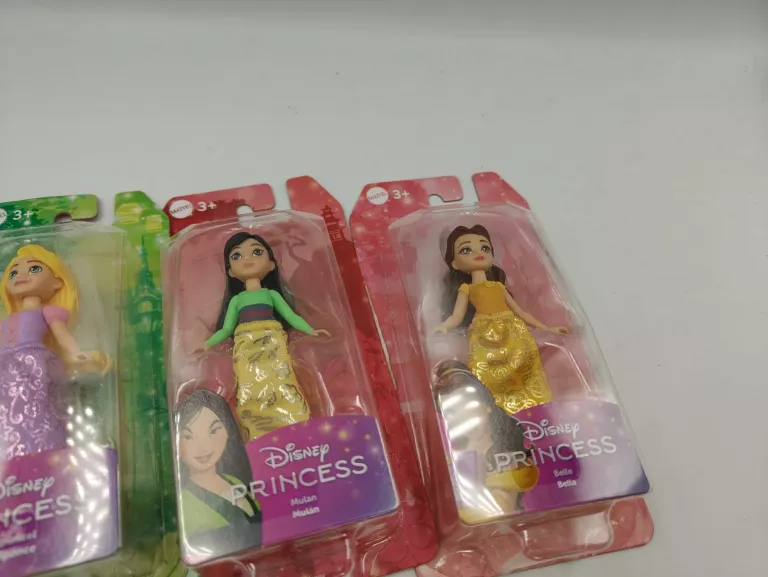 LALECZKA DISNEY PRINCESS MATTEL MAŁA LALKA 9CM MIX