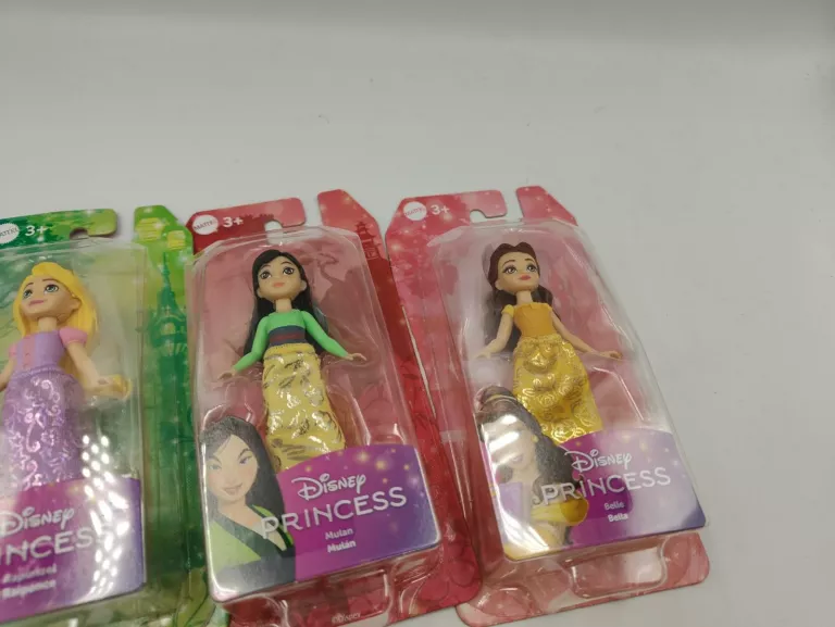 LALECZKA DISNEY PRINCESS MATTEL MAŁA LALKA 9CM MIX