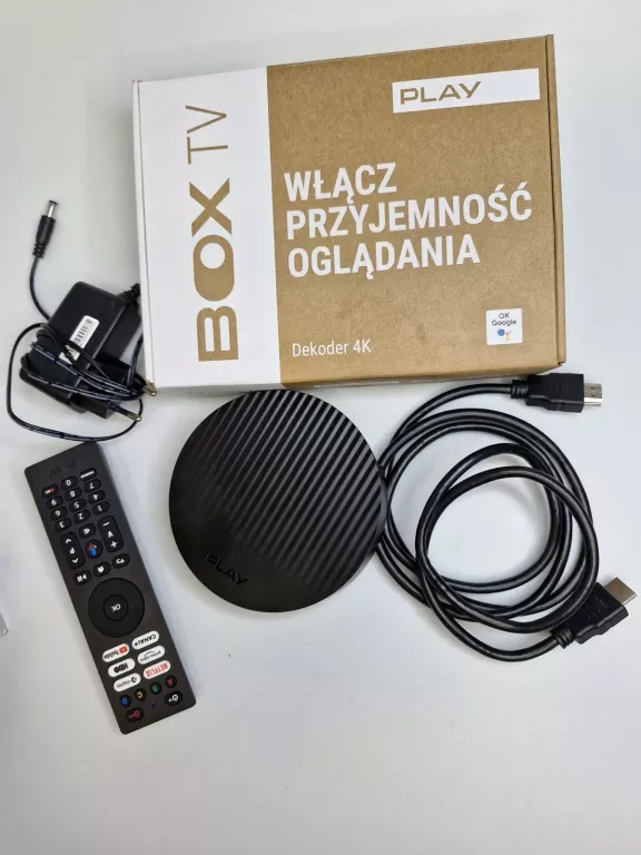 PLAY BOX TV ZESTAW DEKODER 4K