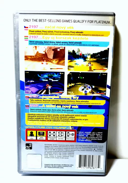GRA NA PSP WIPEOUT PYRE