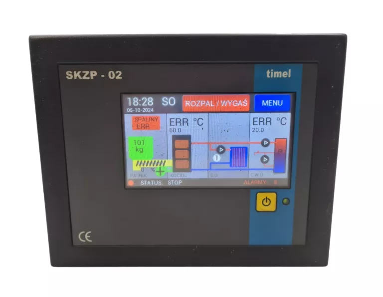 STEROWNIK TIMEL SKZP-02  PANEL POKOJOWY PS-43-01  ROUTER SMART 4X CZUJNIK