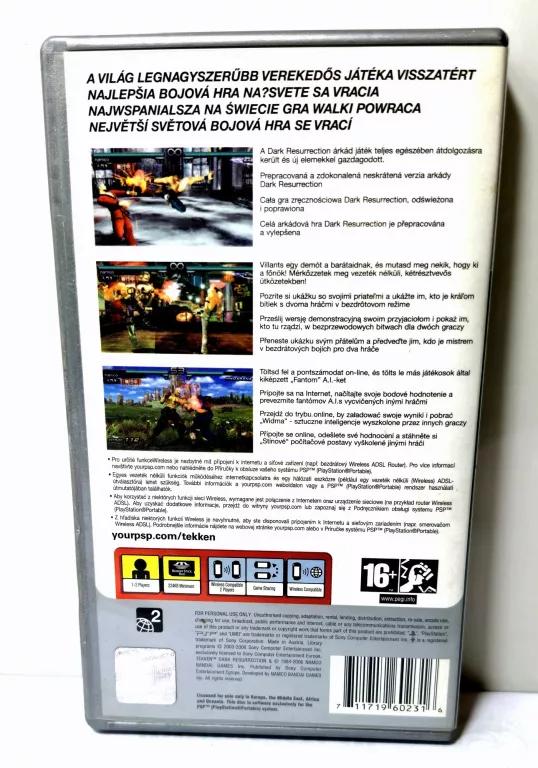 GRA NA PSP TEKKEN DARK RESURRECTION