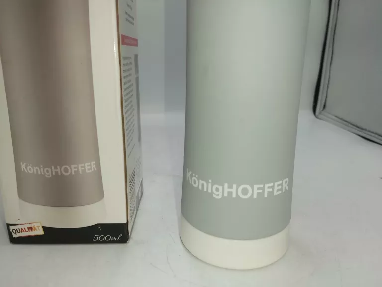 TERMOS TRAFFIC KONIGHOFFER 500 ML SZARY W PUDEŁKU