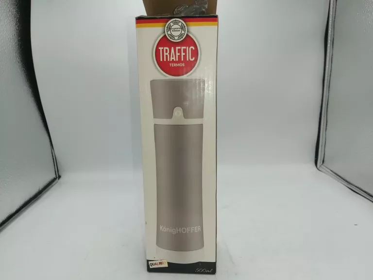 TERMOS TRAFFIC KONIGHOFFER 500 ML SZARY W PUDEŁKU