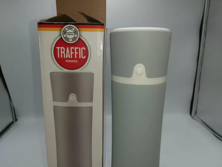 TERMOS TRAFFIC KONIGHOFFER 500 ML SZARY W PUDEŁKU