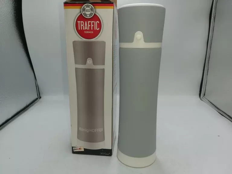 TERMOS TRAFFIC KONIGHOFFER 500 ML SZARY W PUDEŁKU